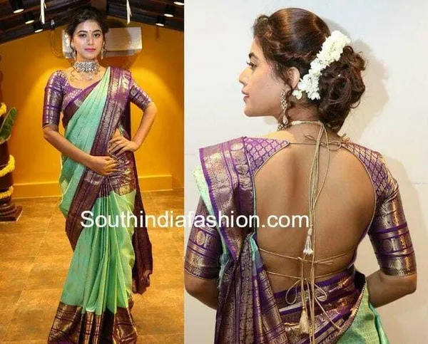 Light_Green_Embellished_Bollywood_Jacquard_Saree_(Light_Green)
